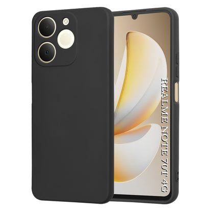 Custodia per Realme Note 70T, Techsuit, SoftFlex, Nera