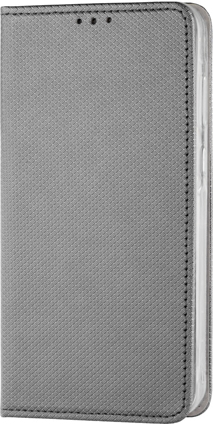 Custodia per Samsung Galaxy J3 (2017) J330, OEM, Smart Magnet, Grigio