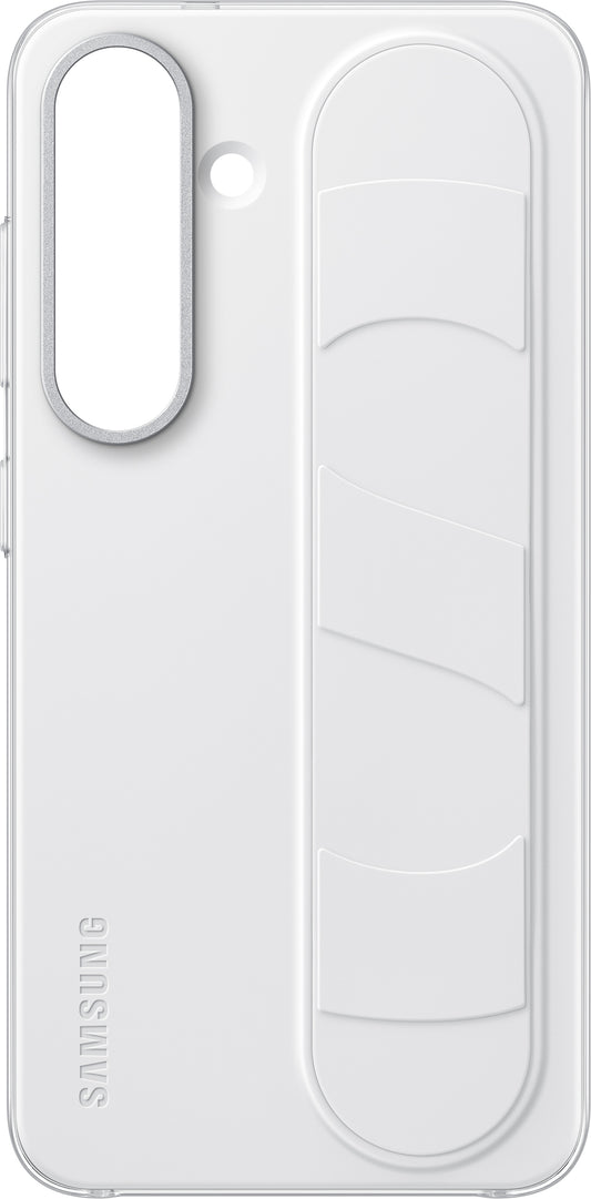 Custodia per Samsung Galaxy S25 S931, Standing Grip, Bianca EF-GS931CWEGWW