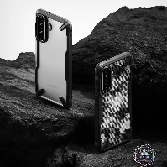 Custodia per Samsung Galaxy A56 A566 / A36 A366, Ringke, Fusion X Camo, Nera