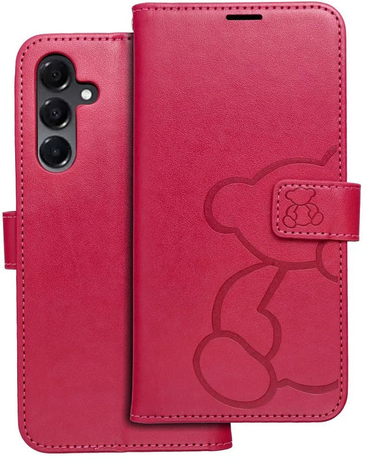 Custodia per Samsung Galaxy A16 5G A166, OEM, MEZZO Teddy Bear, Magenta