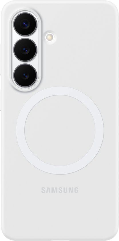 Custodia per Samsung Galaxy S26 S942, Silicone Magnet Case, Bianca EF-ES942CWEGWW