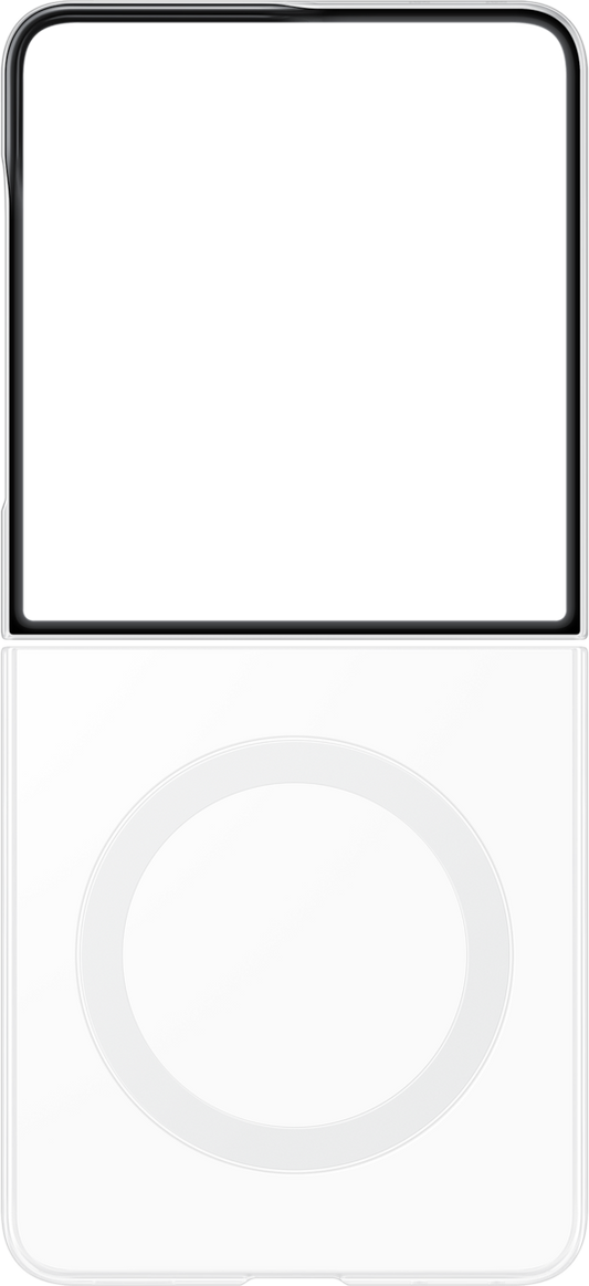 Custodia per Samsung Galaxy Z Flip8 F776, Clear Magnet, Trasparente EF-CF776CTEGWW