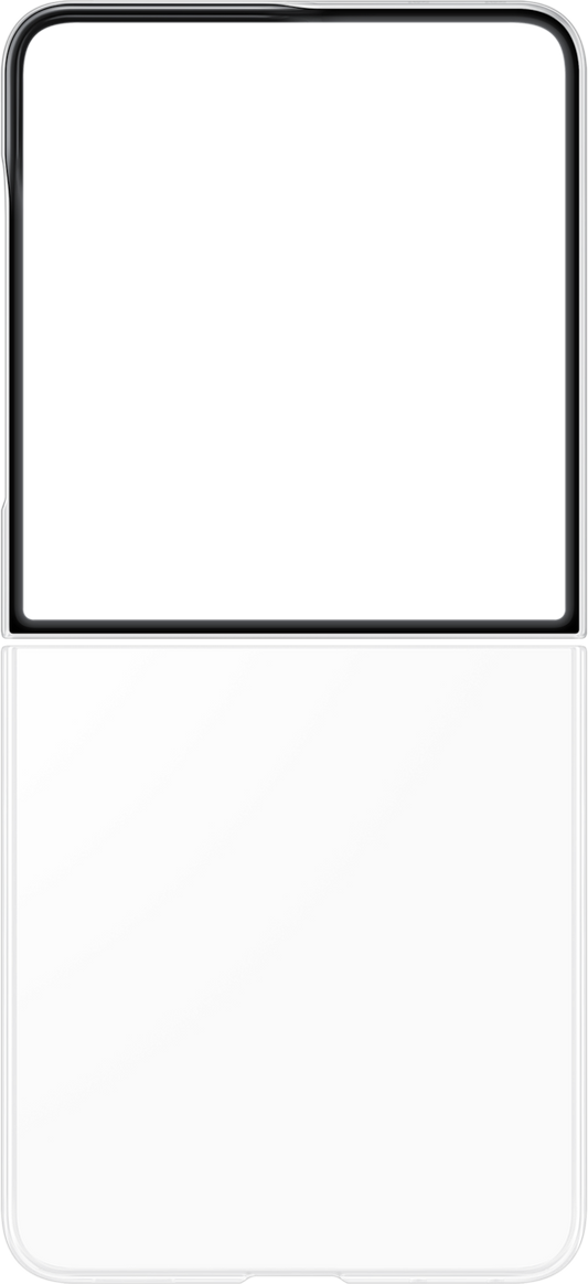 Custodia per Samsung Galaxy Z Flip8 F776, Clear Case, Trasparente EF-QF776CTEGWW
