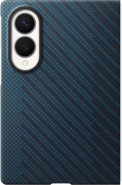 Custodia per Samsung Galaxy Z Fold8 F971, Carbon Magnet Case, Blu Navy EF-KF971SNEGWW