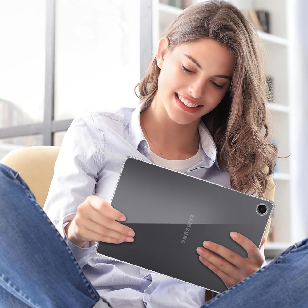 Custodia per Samsung Galaxy Tab A11 / Tab A9, Tech-Protect, Flexair, Trasparente