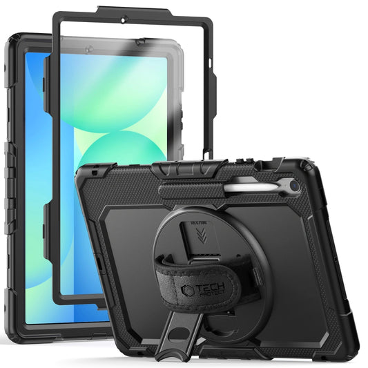 Custodia per Samsung Galaxy Tab S10 FE+, Tech-Protect, Solid, Nera