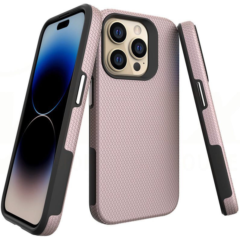 Custodia per Samsung Galaxy A15 5G A156 / A15 A155, Vmax, Triangle, Rosa Oro