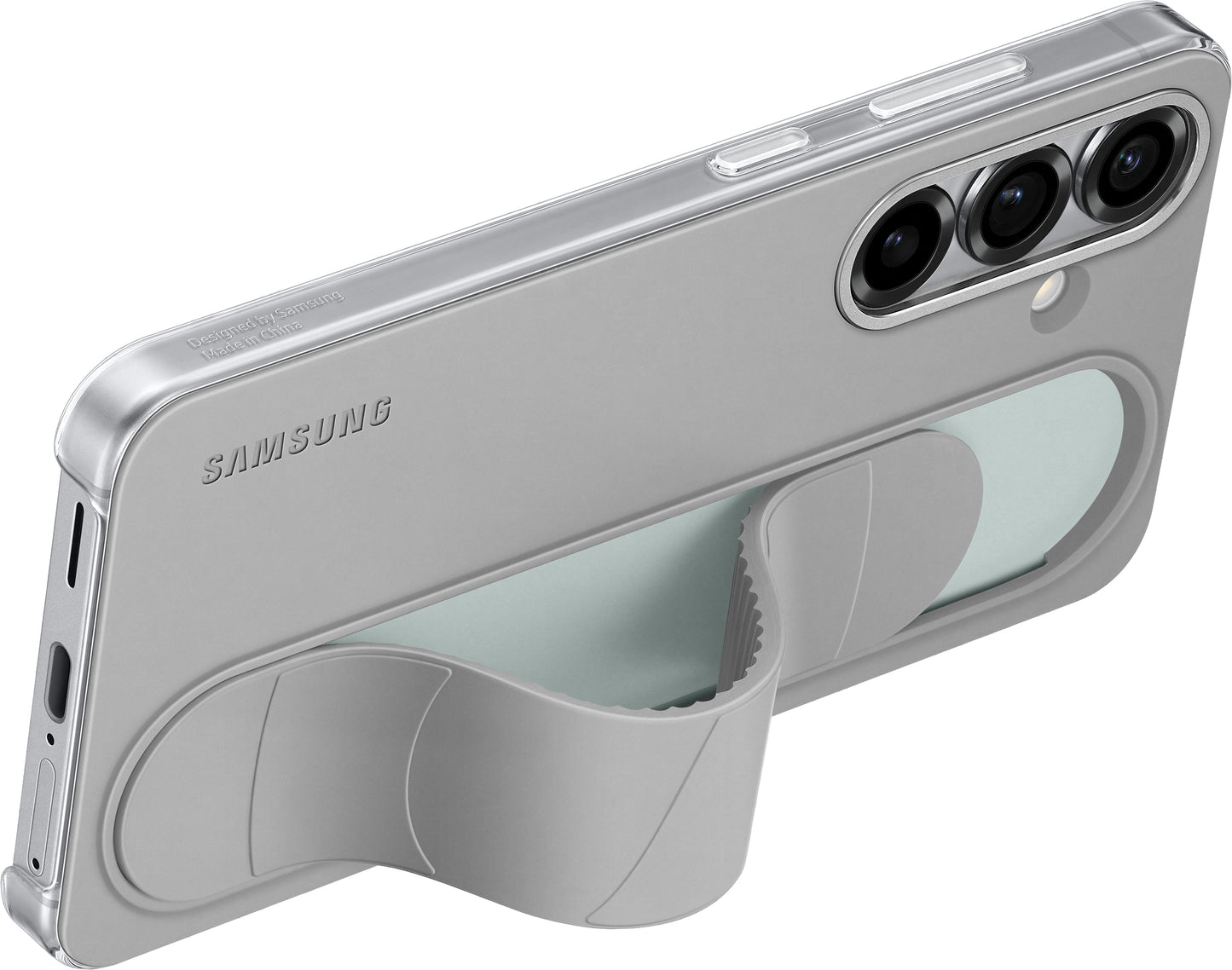 Custodia per Samsung Galaxy S25 S931, Standing Grip, Grigio EF-GS931CJEGWW