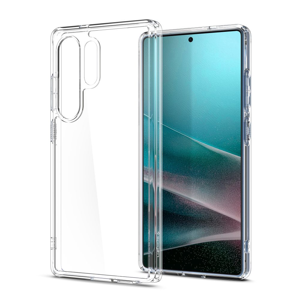Custodia per Samsung Galaxy S25 Ultra S938, Spigen, Ultra Hybrid, Trasparente ACS08961