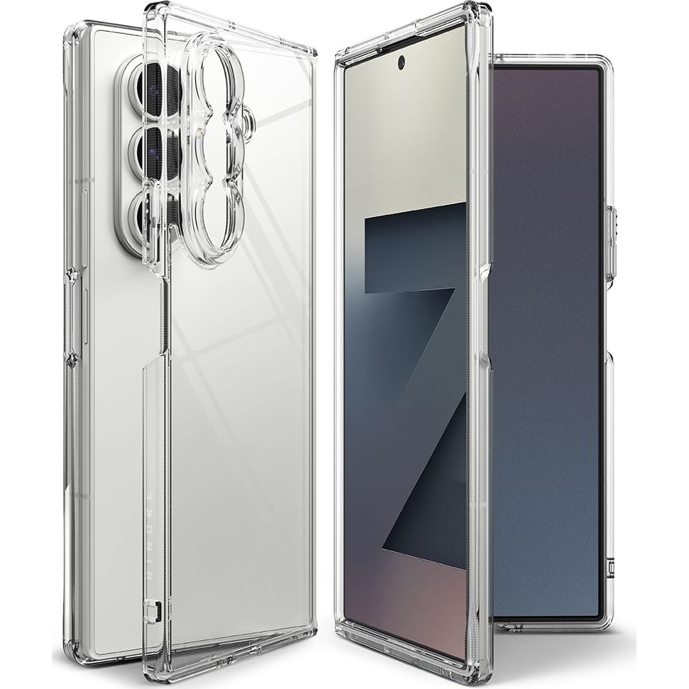 Case for Samsung Galaxy Z Fold7 F966, Ringke, Fusion, Transparent