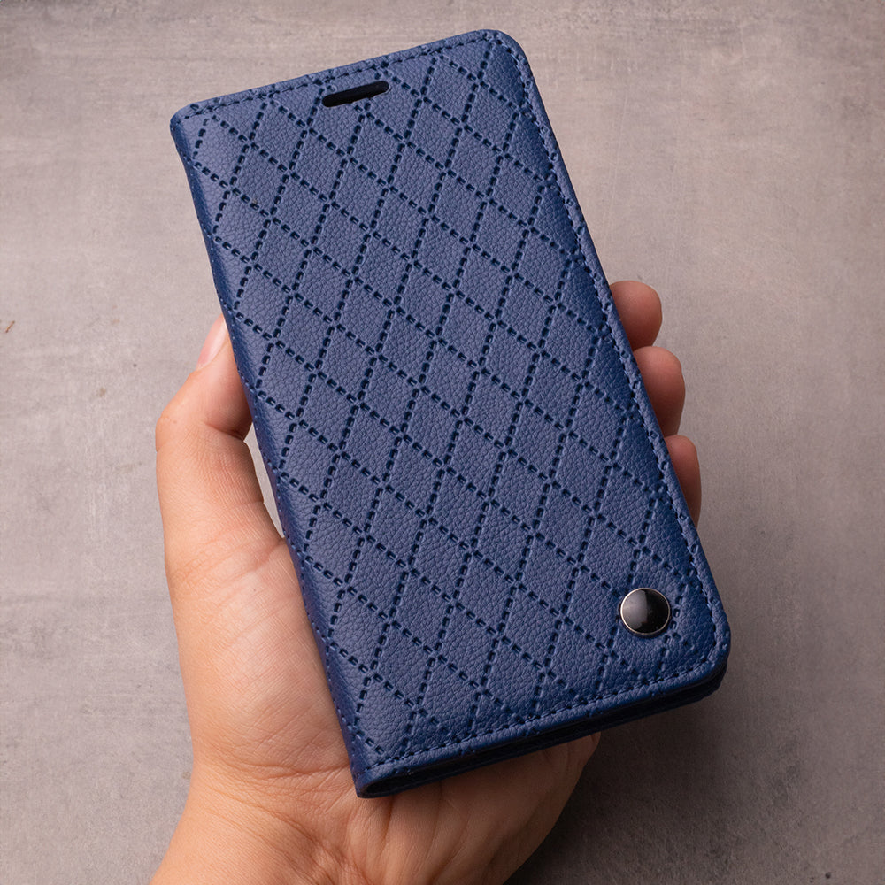 Custodia per Samsung Galaxy A56 A566, OEM, Smart Caro, Blu Navy