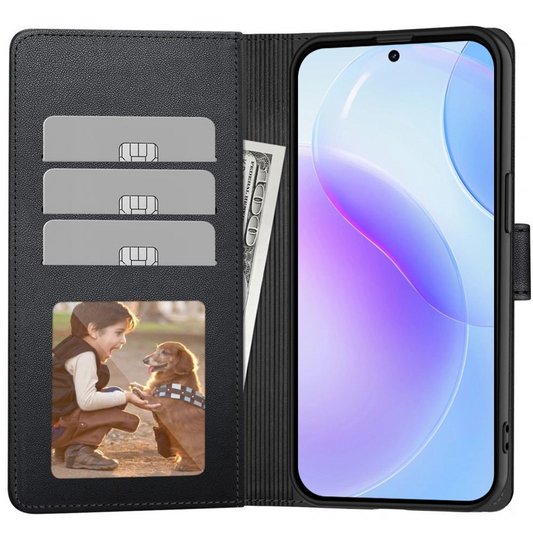 Custodia per Samsung Galaxy A37 5G / A56 A566 / A36 A366, Tech-Protect, Wallet, Nera