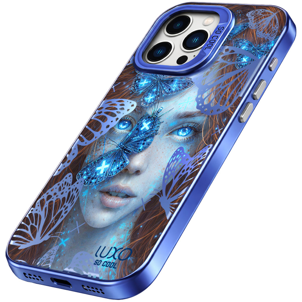 Custodia per Samsung Galaxy A13 A137 / A04s A047 / A13 A135 / A13 5G A136, LUXO So CooL, ArcadiA Butterfly Girl, Multicolore
