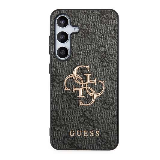 Custodia per Samsung Galaxy S24+ S926, Guess, 4G Big Logo, Nera, Ricondizionata