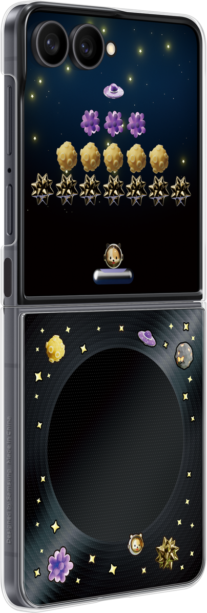 Custodia per Samsung Galaxy Z Flip8 F776, FlipSuit Case, Nera EF-FF776CBEGWW