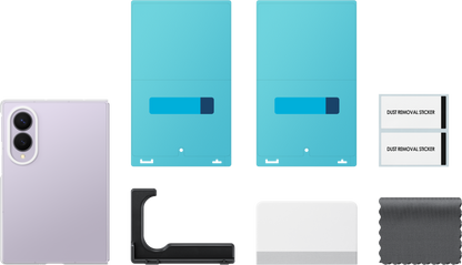 Custodia per Samsung Galaxy Z Fold8 F971, Clear Case, Trasparente EF-QF971CTEGWW