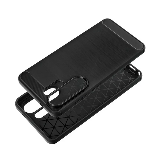 Custodia per Samsung Galaxy A27 5G, OEM, Carbonio, Nera