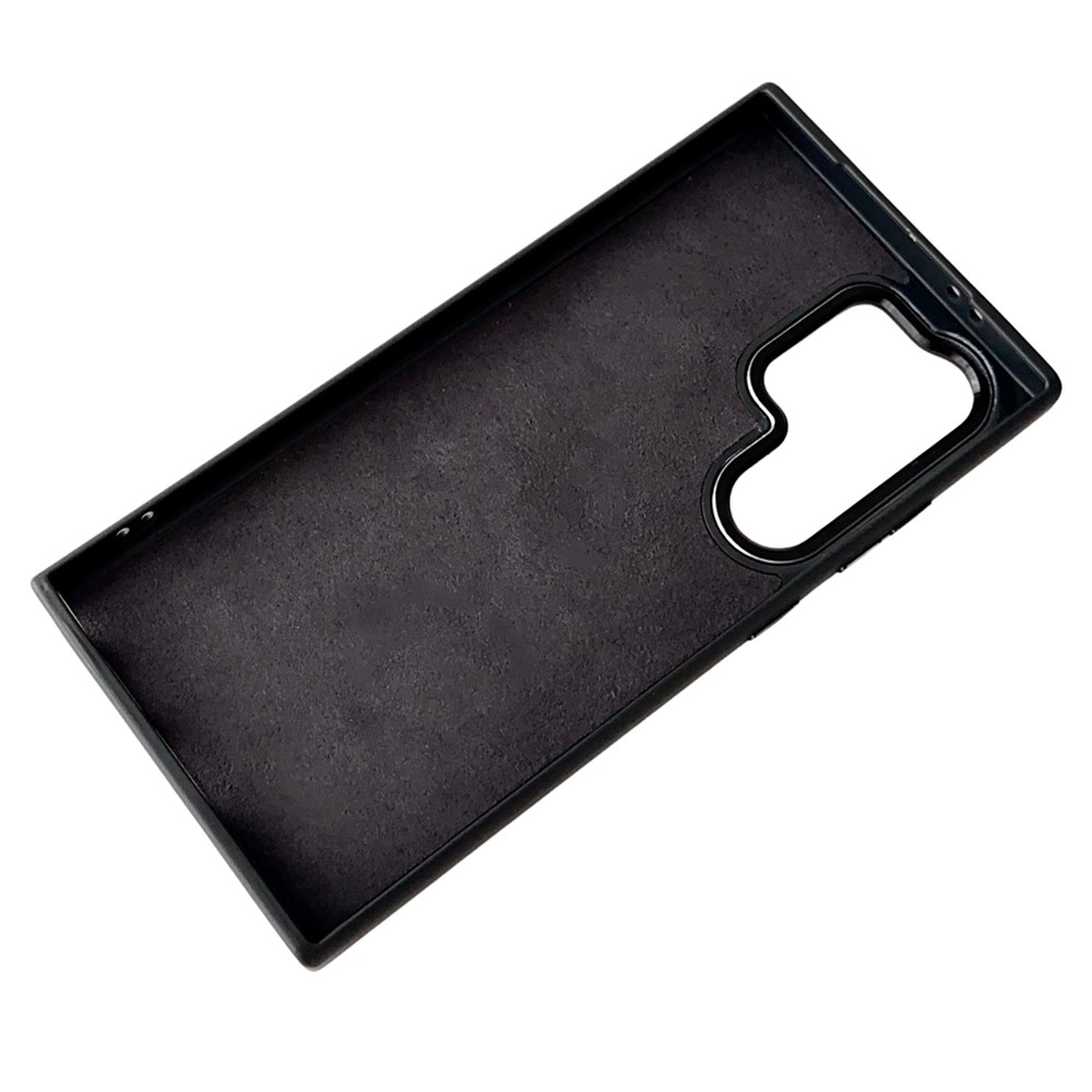 Custodia per Samsung Galaxy S25 Ultra S938, OEM, Display Personalizzato E-Ink, Nera