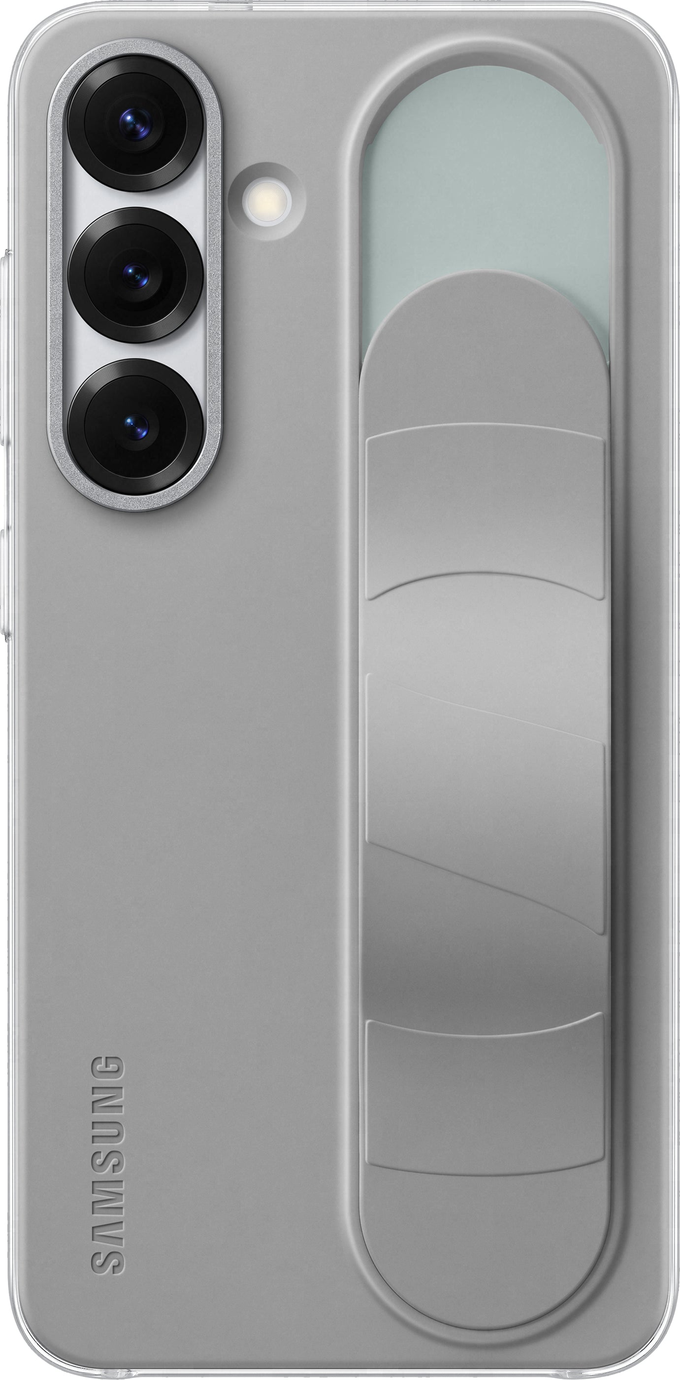 Custodia per Samsung Galaxy S25 S931, Standing Grip, Grigio EF-GS931CJEGWW