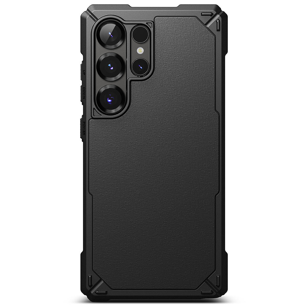 Custodia per Samsung Galaxy S25 Ultra S938, Ringke, Rugged Gear, Nera