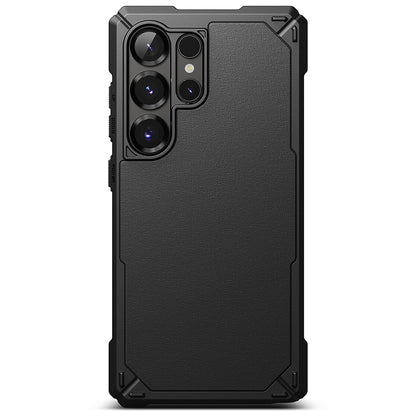 Custodia per Samsung Galaxy S25 Ultra S938, Ringke, Rugged Gear, Nera