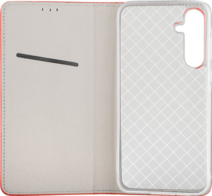 Custodia per Samsung Galaxy A17 4G / A17 5G, OEM, Smart Magnet, Rossa