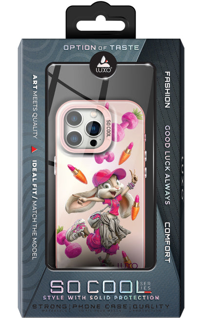 Custodia per Samsung Galaxy A25 A256, LUXO So CooL, ArcadiA Rabbit, Multicolore