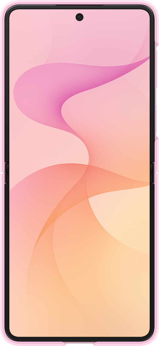 Custodia per Samsung Galaxy Z Flip8 F776, Silicone Ring Magnet, Rosa EF-EF776CVEGWW
