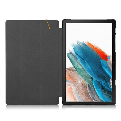 Custodia per Samsung Galaxy Tab A8 10.5 (2021), Tech-Protect, SmartCase Sad Cat, Multicolore
