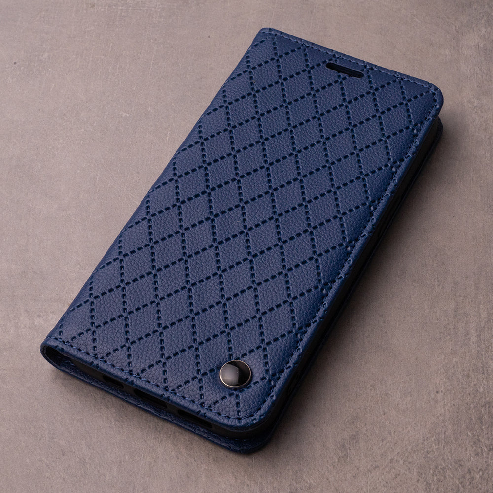 Custodia per Samsung Galaxy A56 A566, OEM, Smart Caro, Blu Navy