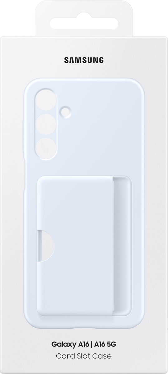 Custodia per Samsung Galaxy A16 5G A166 / A16 4G A165, Custodia con slot per schede, Blu EF-OA166TLEGWWW 