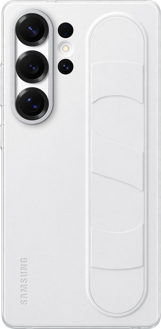 Custodia per Samsung Galaxy S25 Ultra S938, Standing Grip, Bianca EF-GS938CWEGWW