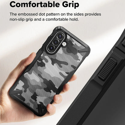 Custodia per Samsung Galaxy A56 A566 / A36 A366, Ringke, Fusion X Camo, Nera