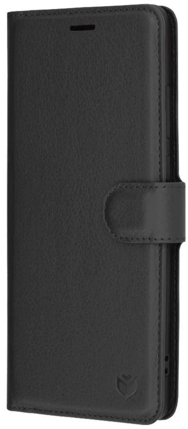 Custodia per Samsung Galaxy A56 A566, Techsuit, Leather Folio, Nera