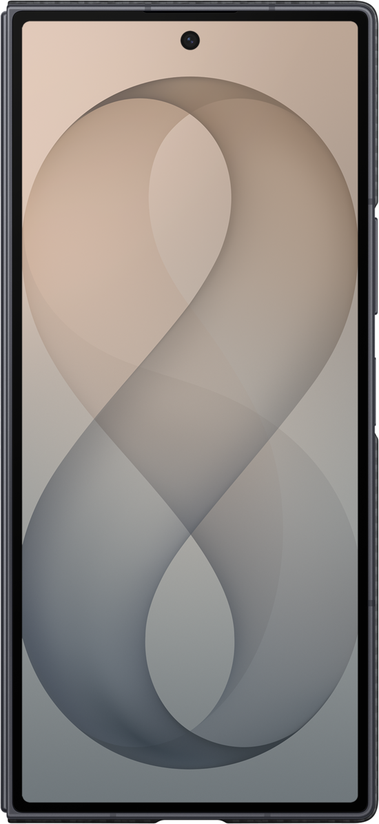 Custodia per Samsung Galaxy Z Fold8 Ultra F976, Carbon Standing, Nera EF-XF976SBEGWW