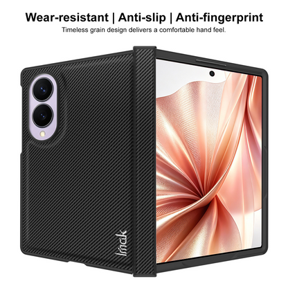 Custodia per Samsung Galaxy Z Fold8 F971, Imak, Carbonio, Nera