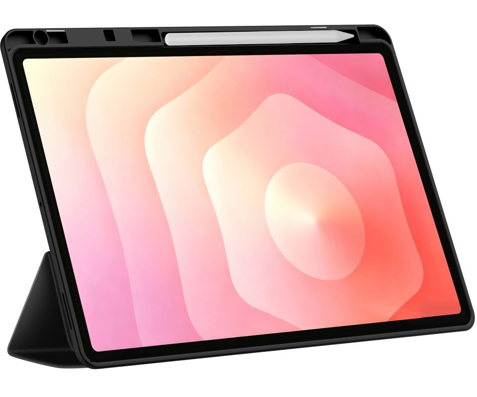 Custodia per Samsung Galaxy Tab S12 Plus, Tech-Protect, SC PEN, Nera