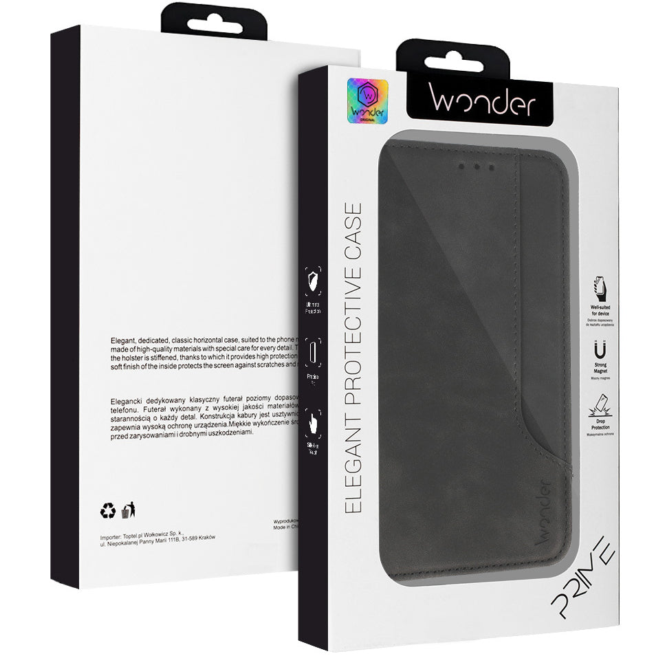 Custodia per Samsung Galaxy A52s 5G A528 / A52 5G A526 / A52 A525, Wonder, Prime, Nera