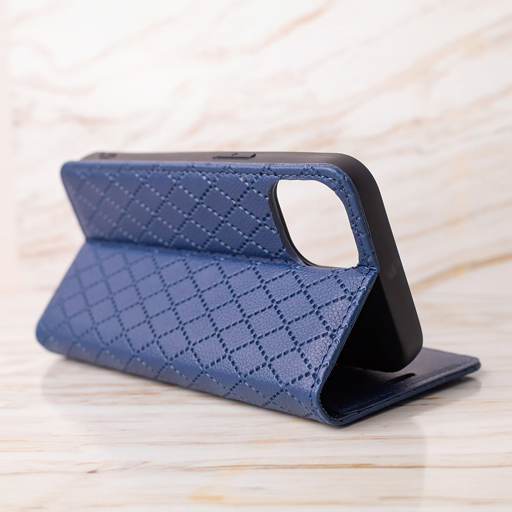 Custodia per Samsung Galaxy A56 A566, OEM, Smart Caro, Blu Navy