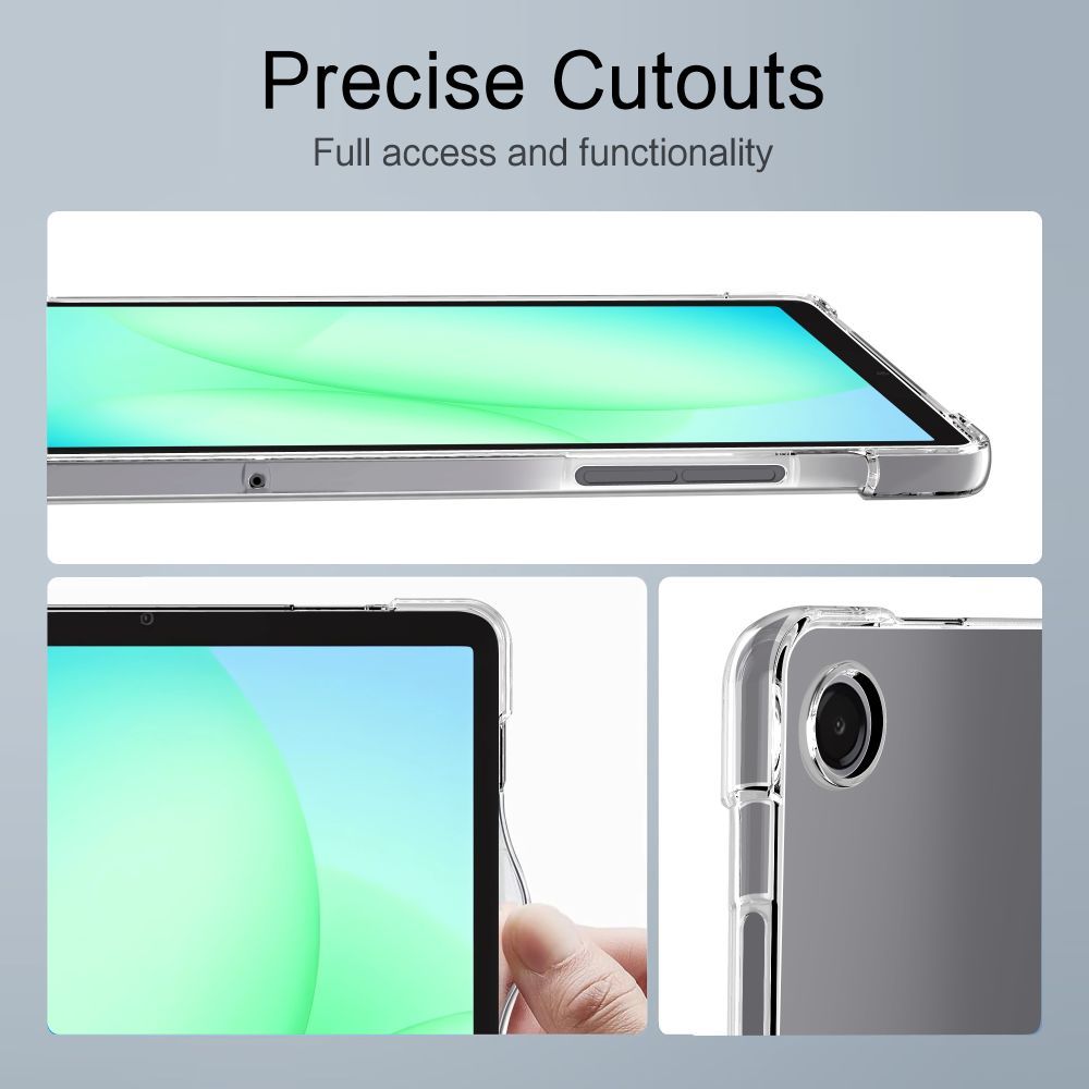 Custodia per Samsung Galaxy Tab A11+ / Tab A9+, Tech-Protect, Flexair, Trasparente