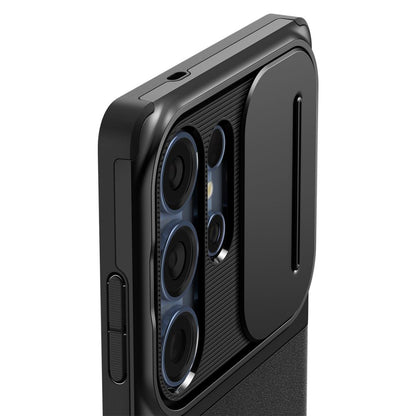 Case for Samsung Galaxy S25 Ultra S938, Spigen, OPTIK ARMOR, Black ACS08969