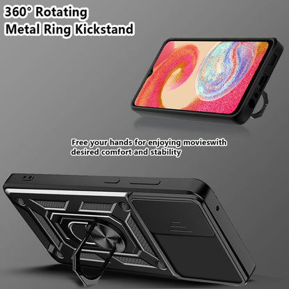 Custodia per Samsung Galaxy A04e A042 / M04 M045, Techsuit, CamShield, Nera