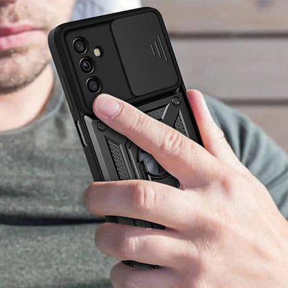 Custodia per Samsung Galaxy A04s A047 / A13 5G A136, Techsuit, CamShield, Nera