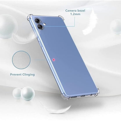Custodia per Samsung Galaxy A05 A055, Techsuit, Shockproof Clear, Trasparente