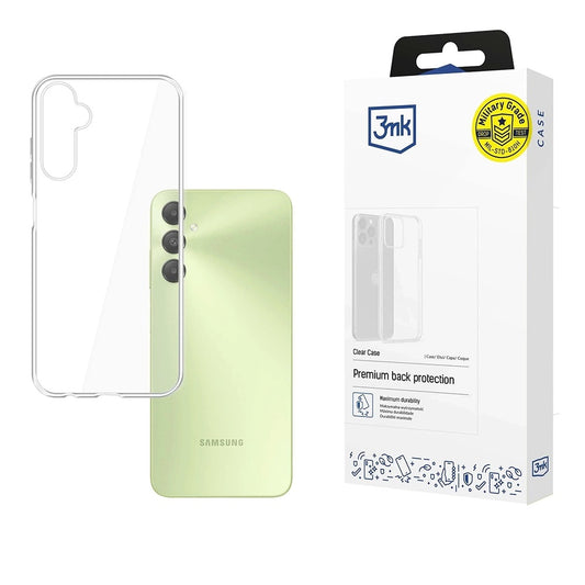 Custodia per Samsung Galaxy A05s A057, 3MK, Clear, Trasparente