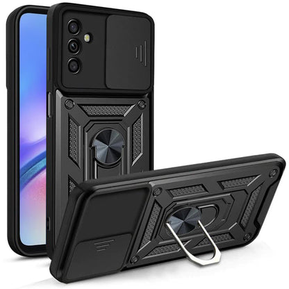 Custodia per Samsung Galaxy A05s A057, Techsuit, CamShield, Nera