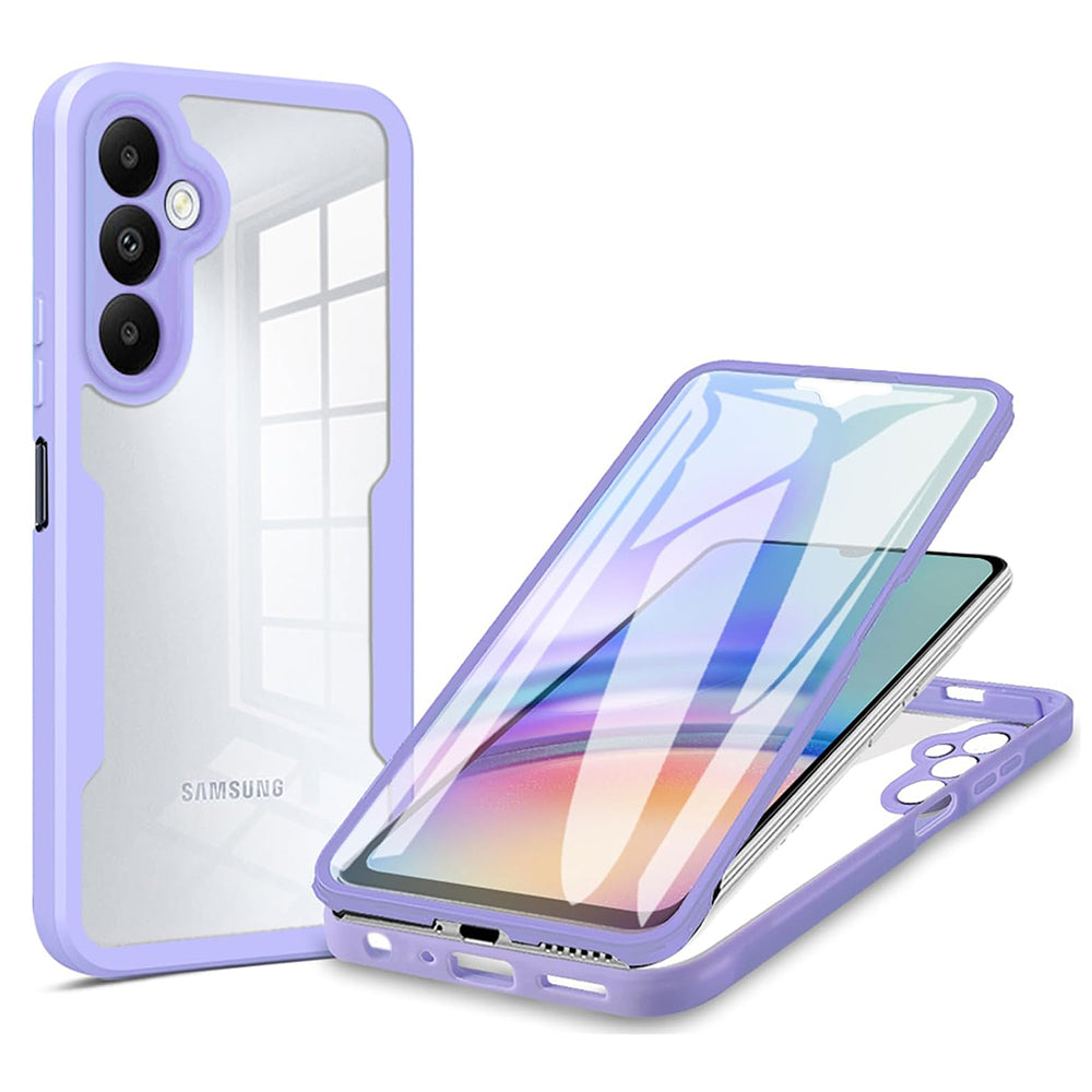 Custodia per Samsung Galaxy A05s A057, Techsuit, ColorVerse 360, Viola