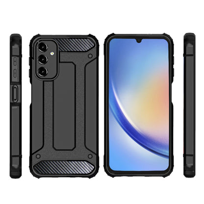 Custodia per Samsung Galaxy A05s A057, Techsuit, Hybrid Armor, Nera