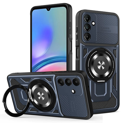 Custodia per Samsung Galaxy A05s A057, Techsuit, RuggedCam, Blu